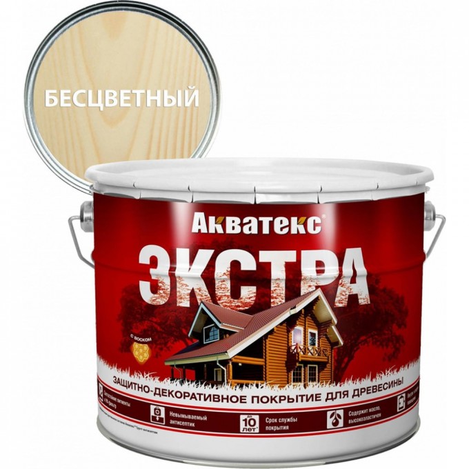 Защитно-декоративное покрытие АКВАТЕКС акватекс-экстра 259779