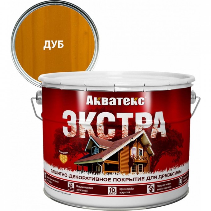 Защитно-декоративное покрытие АКВАТЕКС акватекс-экстра 259782