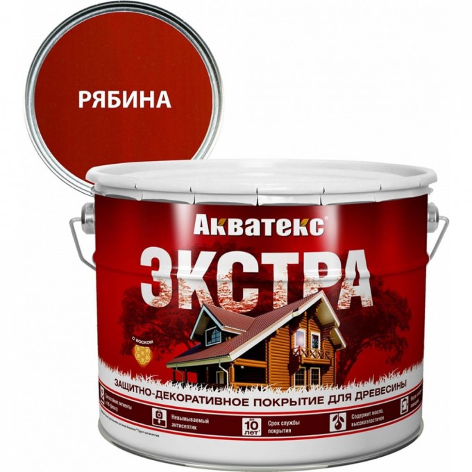 Защитно-декоративное покрытие АКВАТЕКС акватекс-экстра 259789