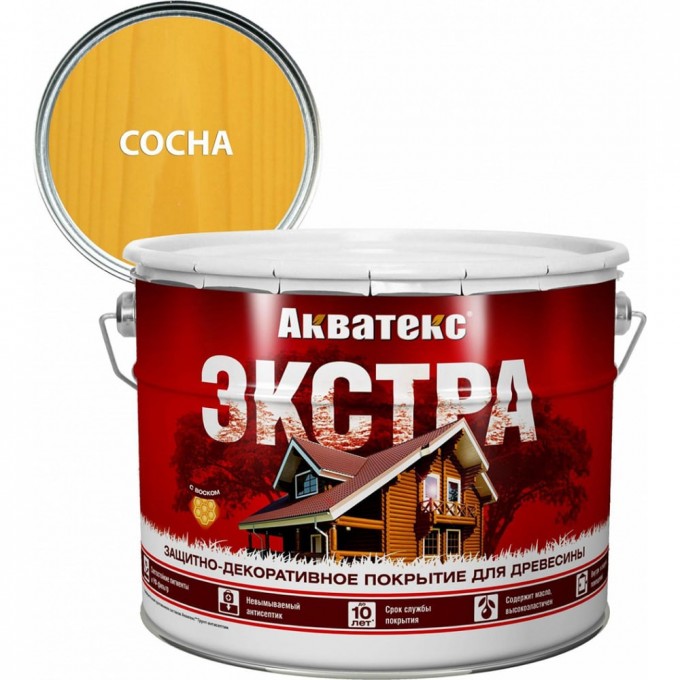 Защитно-декоративное покрытие АКВАТЕКС акватекс-экстра 259790