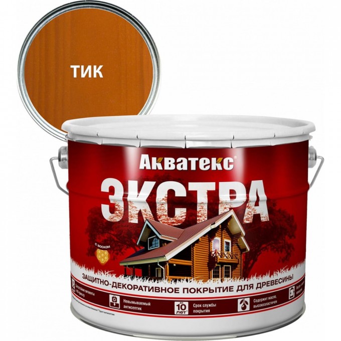 Защитно-декоративное покрытие АКВАТЕКС акватекс-экстра 259791